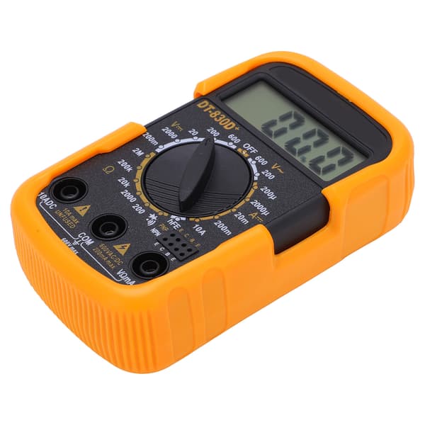 Bærbar digital multimeter DT830D+ for spenningstesting i laboratorium og fabrikk