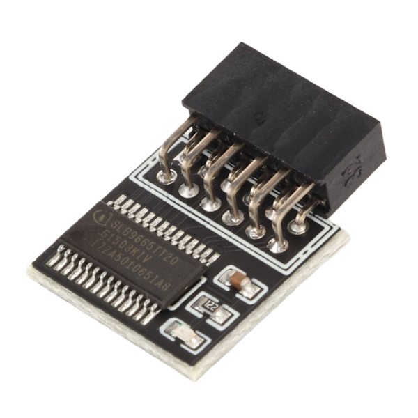 TPM 2.0 Modul LPC Interface 12Pin Høj Sikkerhed Holdbart Materiale til Bundkort PC