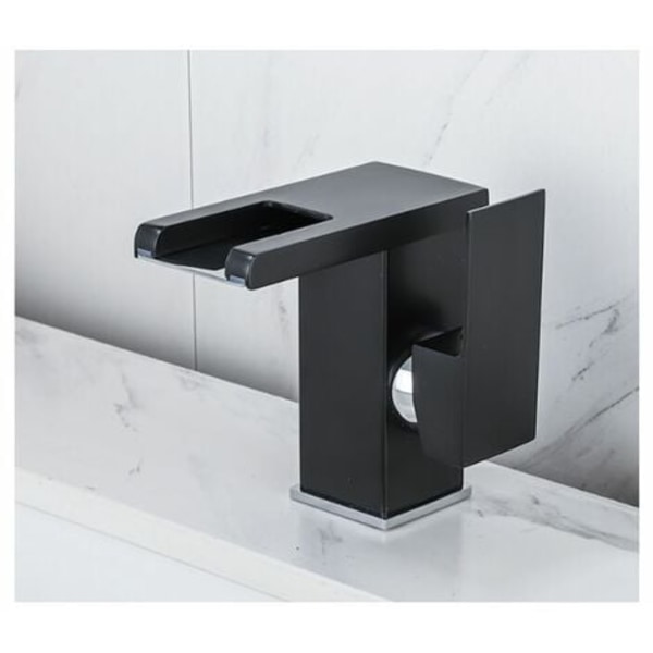 Foss varm og kald benkeservant servant baderomsskap kran toalett Nordic full copper creative black short