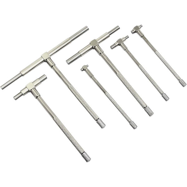 6 kpl tarkkuusteleskooppinen mittari, 8-150 mm sisäinen mikrometrin mittausreikäsarja