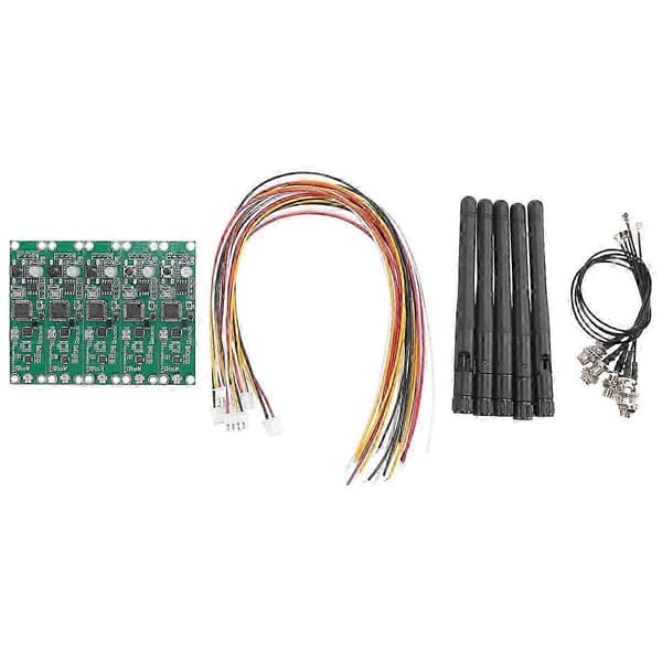 5 stk 2,4 GHz trådløs DMX 512 sender/mottaker for DMX scenelys