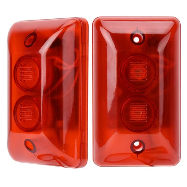 12V Kablet Alarm Strobe Sirene Lyd Blinkende Lys Sikkerhetssystem