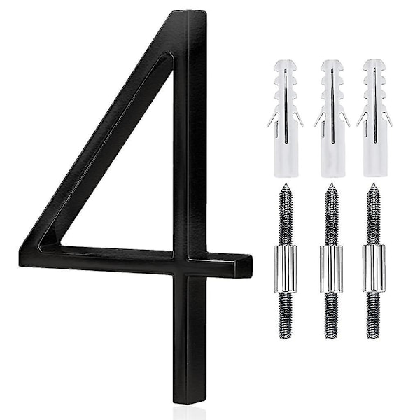 Zinklegering Flytande husnummer Bighted House Numbers 911 Synlighetsskylt 4