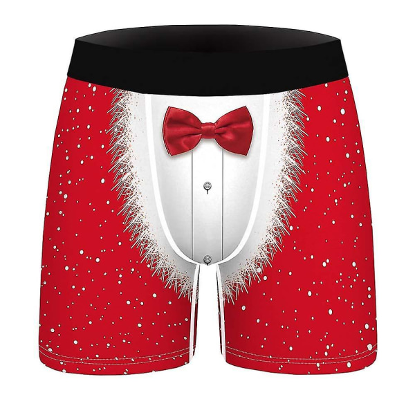 Christmas Men Novelty Boxers Undertøy Underbukser D L