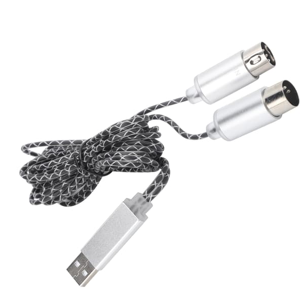 USB MIDI-kabel TPE-kappe Elektronisk piano til datamaskin tilkoblingslinje