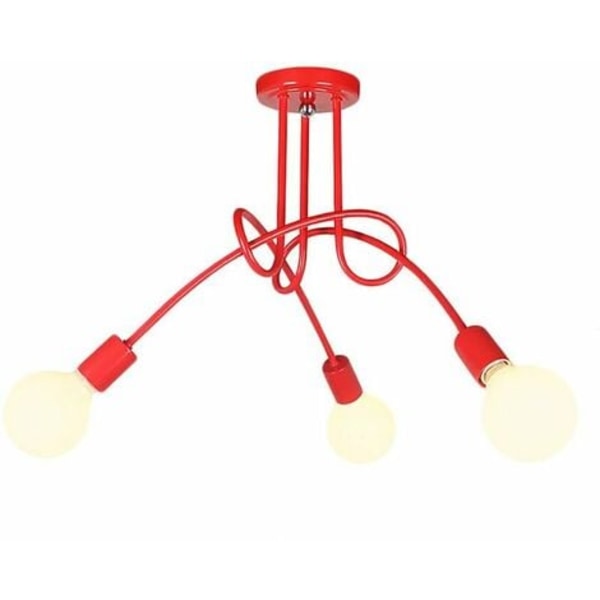 Moderne loftslamper, vintage lysekrone loftslampe E27 retro til stue Spisestue Soveværelse Hotel Home