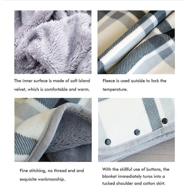 Multifunctional Heated Blanket Warming Warm Scarf Flannel Heating Shawl Plush Blanket
