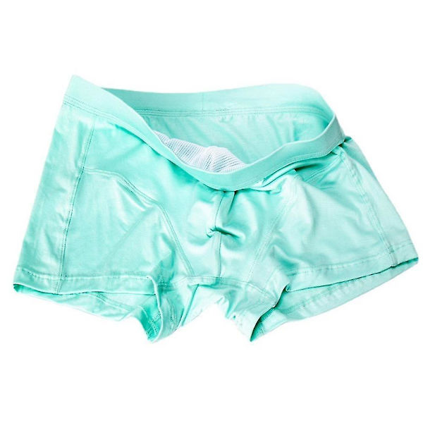 Menn Modal Boxer Briefs Undertøy Stretch Boxers Underbukser Light Blue 2XL