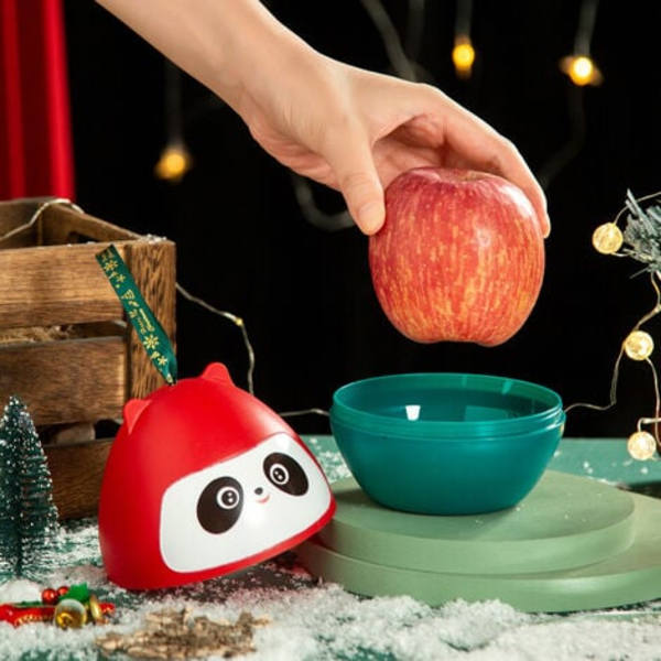 æsker i juleæbleæske til juletræ, julekugler, festdekorationer, bryllup, frugt，Style 3
