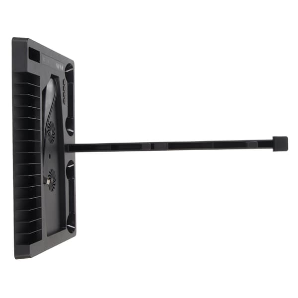 PS5 Vertikal Stand med Køleventilator Hovedtelefonholder 2 Controller Opladere 15 Spil Disk Slots til PS5 Konsol