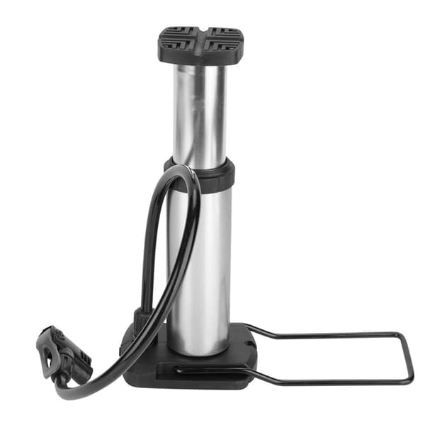 Mini Portabel Högtrycks Cykel Fotpump Silver Däck Luftpump