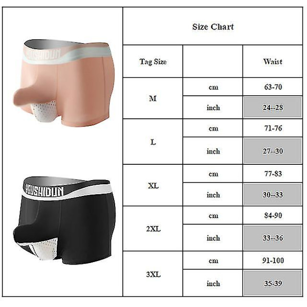 Herrunderkläder Sexiga Bulge Pouch Boxer Trosor