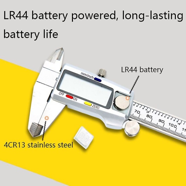 Js-04 Rustfrit stål Elektronisk Digital Caliper-0-150mm