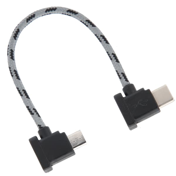 Suorakulmainen kauko-ohjain Type C - Micro USB -datakaapeli DJI Mavic Air 2 Mini 2:lle
