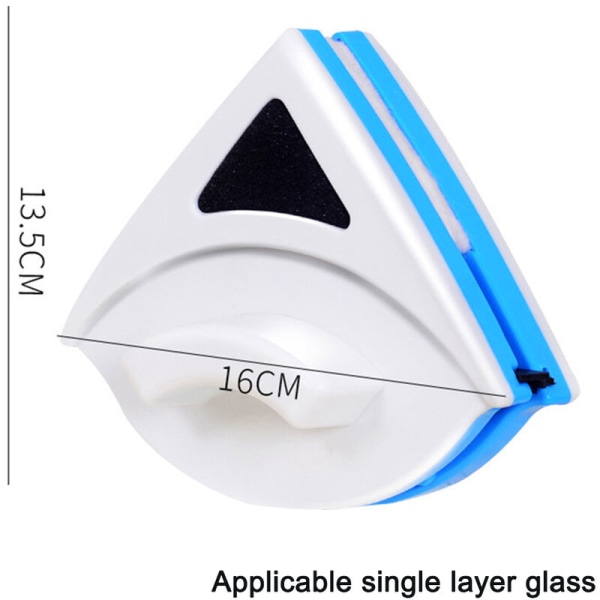 Blå p3-8mm dobbeltsidet visker magnetisk visker glasrens højhus termoruder overflade