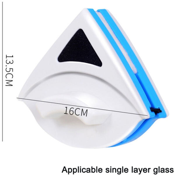 Blå p3-8mm dobbeltsidig visker magnetisk visker glassrenser høyhus doble vinduer