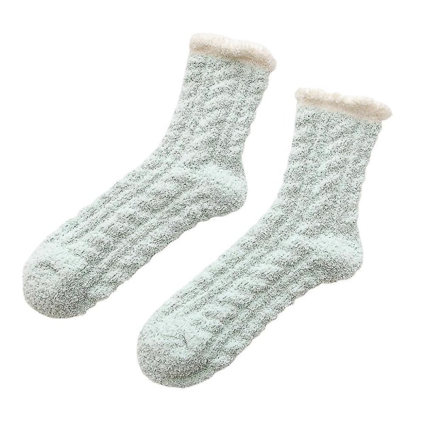 kvinder Varme Fluffy Sovestrømper Bløde Fleecestrømper 5 Colors 5 Pairs