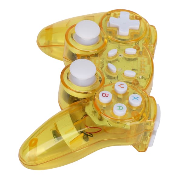 Trådløs Spilcontroller Beskyttende Skal ABS Gamepad Transparent Gul Multi Farve Tilbehør