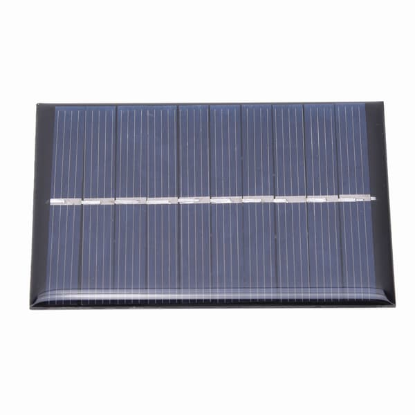 2 stk. 0,6W 5V Polysilisium Solcellepanel Lader Strømkort for Små Apparater 80x55mm