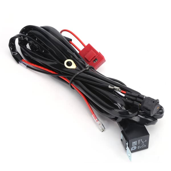 2m DT Interface Vandafvisende Sort Switch Ledningsnet 40A 12V til LED Bil Spotlights