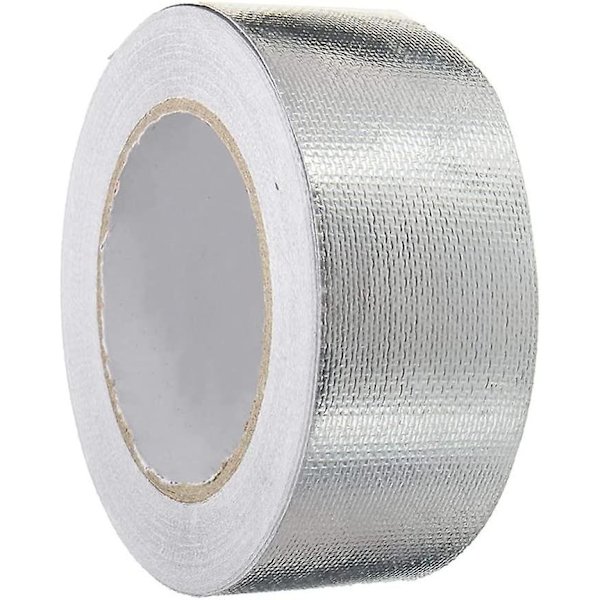 Selvklæbende varmebestandig beskyttende varmealuminiumstape, Uv-aluminiumrivningstape med glasgitterklud til tætning af dæmninger eller 5cm*50m