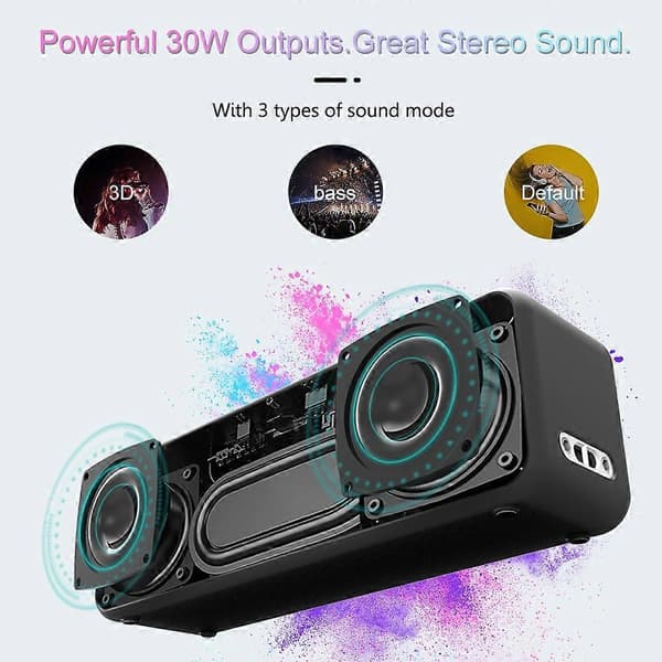 XDOBO X5 IPX6 vedenpitävä kannettava langaton Bluetooth-kaiutin ulkokäyttöön, subwoofer