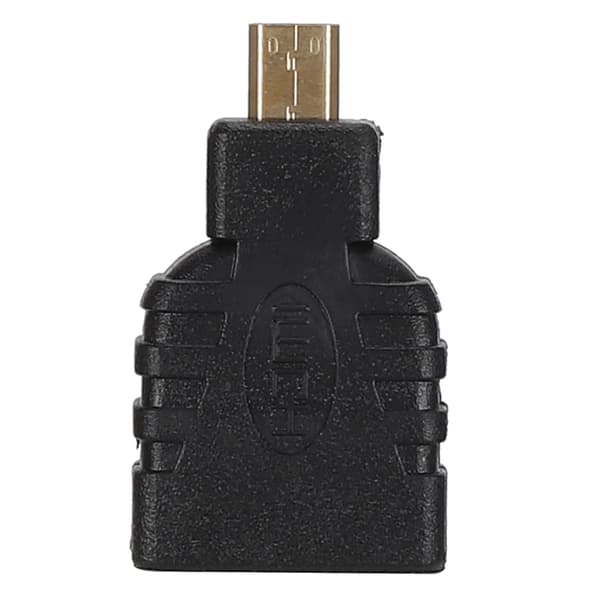 10 stk. Sort ABS Micro HDMI til HDMI Adapter 1080P til Raspberry Pi 4B