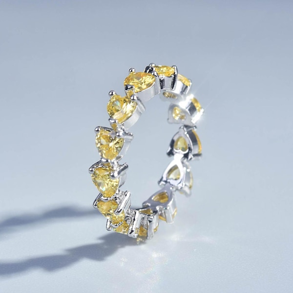 Finger Ring Hjärtform Strass Kvinnor Justerbar Fine Hantverk Ring För Dejting Pink
