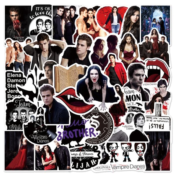 150 Vampire Diaries Graffiti-klistremerker