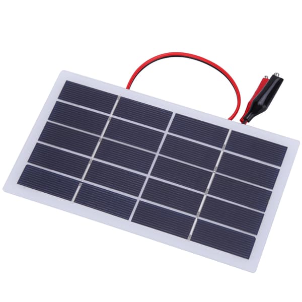 2W 5V Polykrystallinsk Silisium DIY Solcellepanel Lettvekts Klips 173x99x2mm