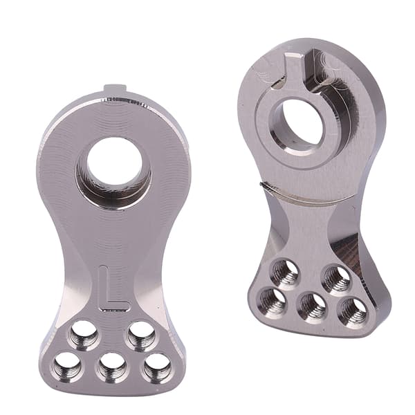 Aluminiumslegering Buffer Metal Styrearm 23T til 1/10 1/8 Bilmodel Titanium N10228T