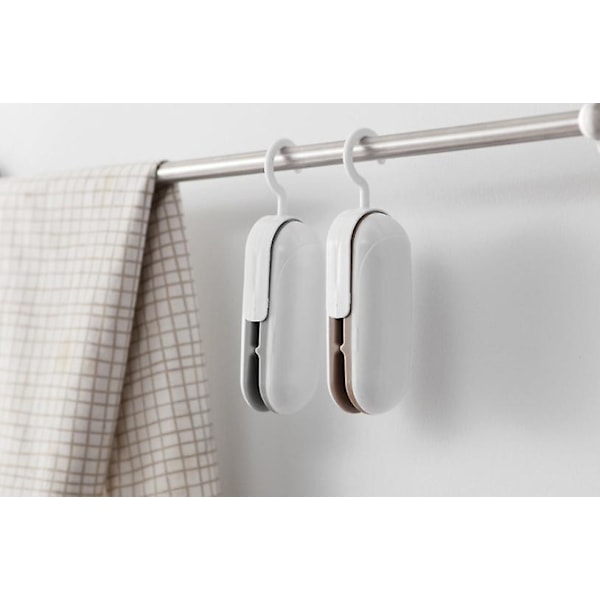 liten bärbar miniförseglingsmaskin, påsförseglingsmaskin Gray