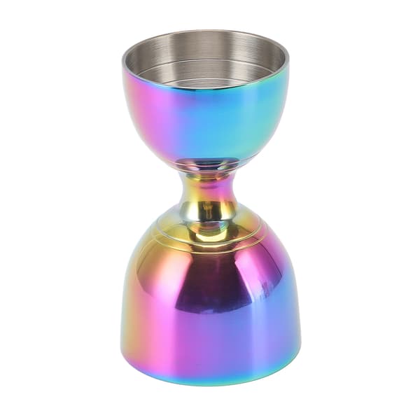 Farverig cocktailmåler i rustfrit stål, præcis shotmåler 30 ml 60 ml