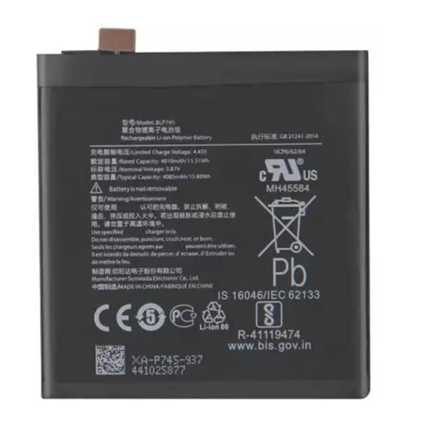 Internt batteri - Oneplus 7T Pro - 4085 mAh - Lithium Ion - Sort