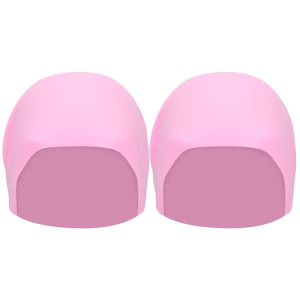 2 st Unisex Vattentät Bekväm Silikonbadmössa Rosa