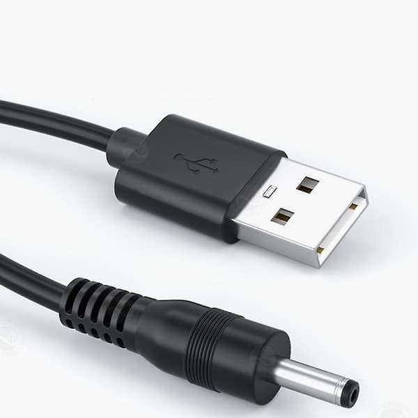 USB til DC-oplader USB-A til DC5V 3,5 mm 5,5 mm Jack-strømkabel kompatibel med LED-strip-lampe 1