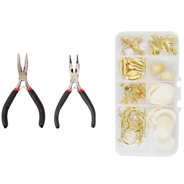 Øreringe Diy Unikke Shell Pearl Fashion smykker B2286 E2005-5