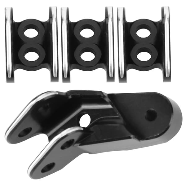 Aluminiumslegering Link Mount Sæt til Redcat Scout II Gen8 RC Bil Sort Tilbehørsdel