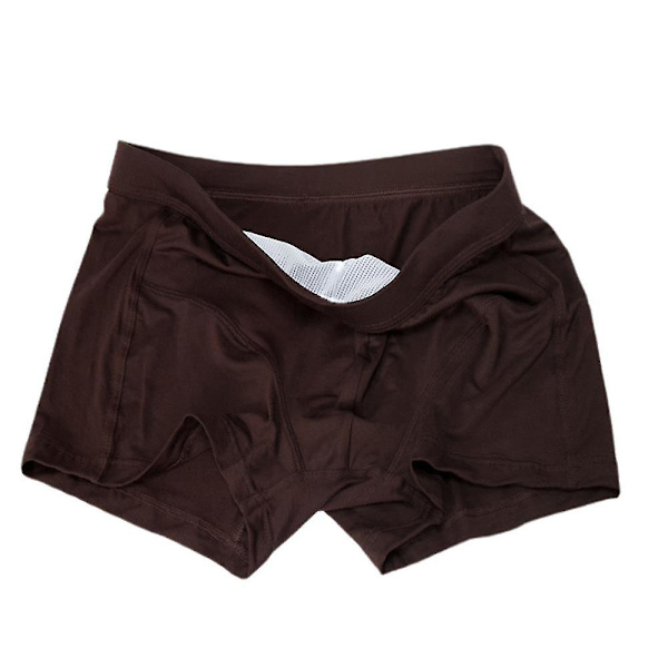 Miesten Modal Boxer Alushousut Stretch Boxers Alushousut Coffee M