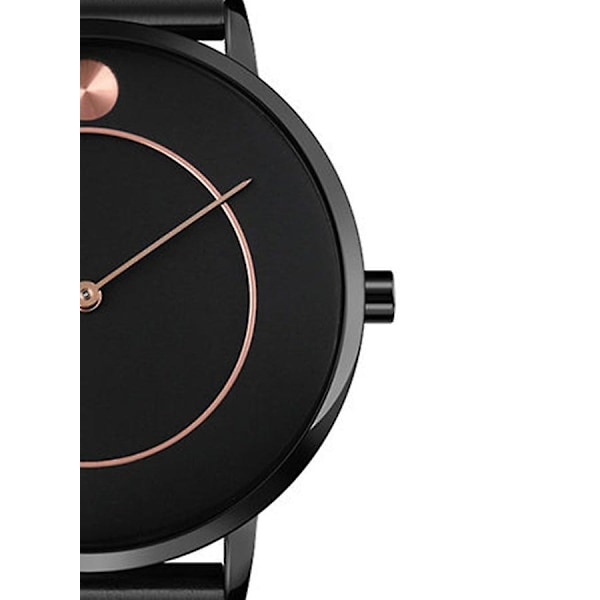 Herrmodeklocka Toppmärke Luxury Quartz Waterproof Watch 9197
