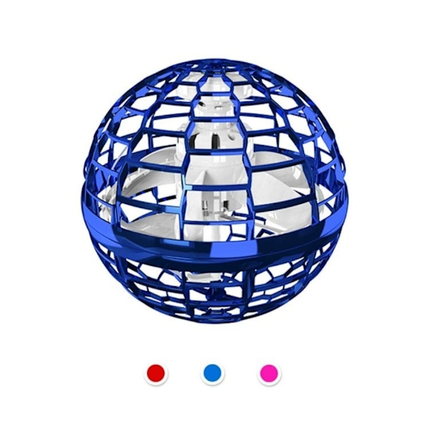 Flying Ball Boomerang Magical Drone Fly Spinner Legetøj Blue