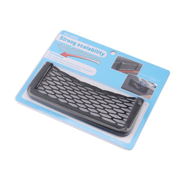 Universal bilsete side baklomme oppbevaring arrangør nylon nettpose telefonholder