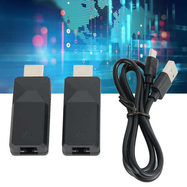 HD Multimedia Interface Extender Sender Mottaker 165ft Cat5 Cat6 Ethernet RJ45