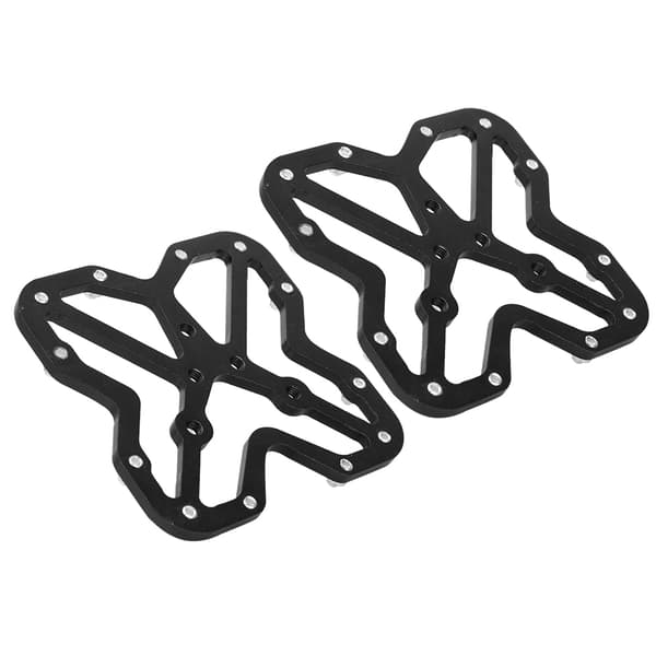 Aluminiumslegering Cykel SPD Clipless Pedal Platform Adapter Sort 1 Par