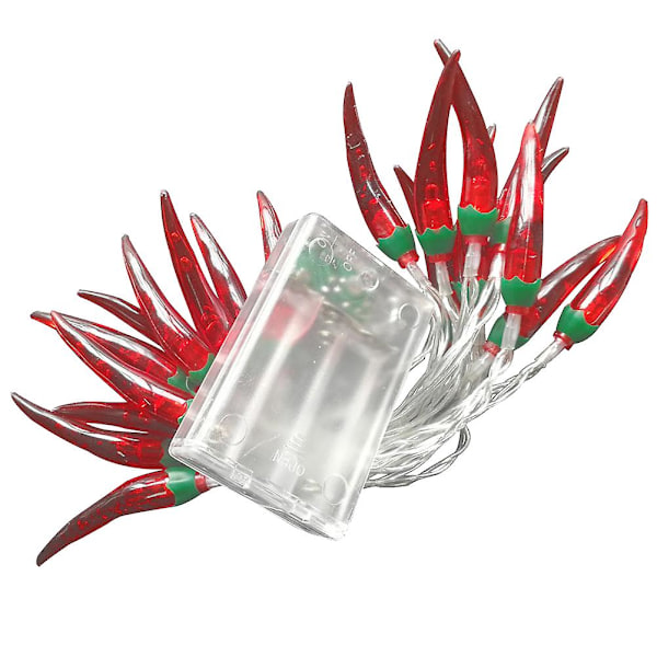 5 M Batteridrivna Ljusslingor LED Blinkande Ljusslinga Chili Ljusslingor Jul Ljusslingor Chilipeppar Ljusslinga