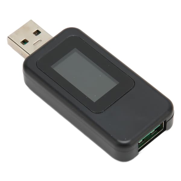USB Tester Digital LCD Display Power Meter 0-6.5A 4-30V Spænding Strøm Multimeter