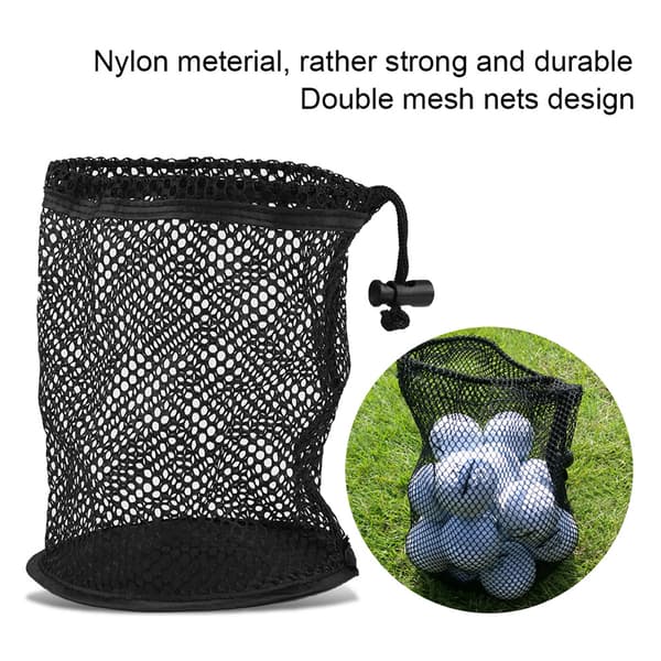 Mesh Golfboldtaske Holdbar Nylon Opbevaringsholder til 50 bolde