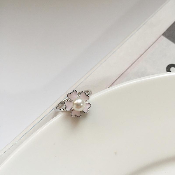 Ring Silver S925 Peearl Modesmycken Ac7645