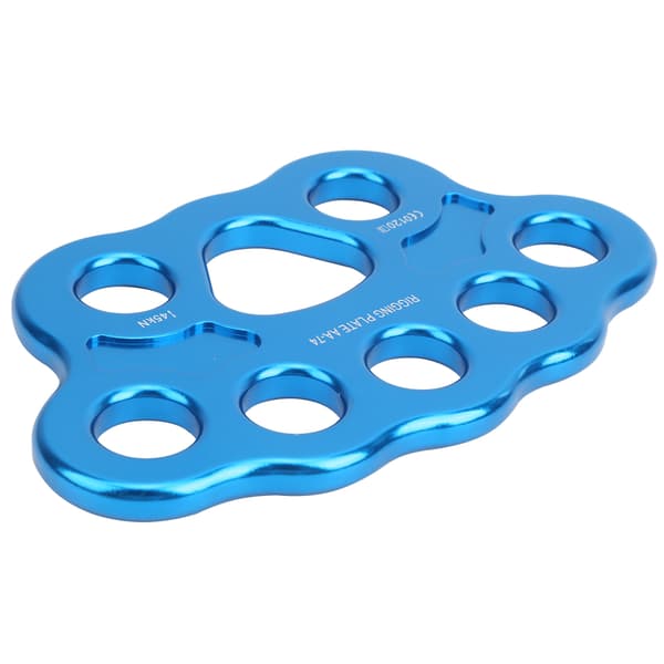 45KN 8 Håls Riggningsplatta Multi Ankar Split Divide Connector för Bergsklättring Utomhusaktiviteter