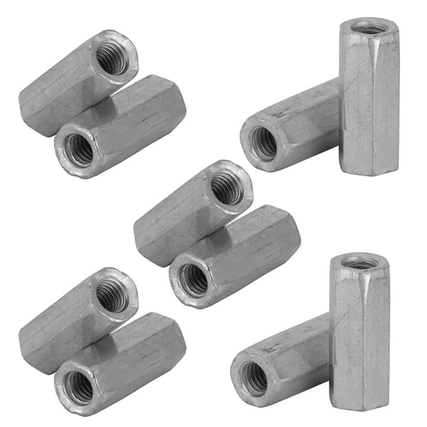 10 stk. M6x25mm sekskantstang gjengede mutterfester avstandsstykke
